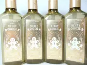 4 Bath Body Works White Barn Merry Cookie Gel Hand Soap Wash Cleanser set lot