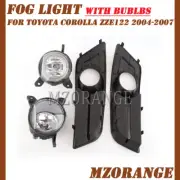 Left Right Side Front Fog Light Lamp & Cover For Toyota Corolla ZZE122 2004-2007 (for: Toyota)