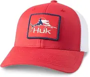 [HUK] Unisex Kid's Trucker, Anti-Glare Snapback Hat, Fish Channel Marker