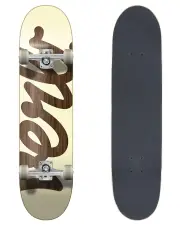 VERB COMPLETE SKATEBOARD PROGRESSIVE XL SCRIPT CREAM 8