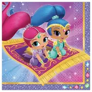 Shimmer and Shine Party Supplies Lunch Napkins 16 pack