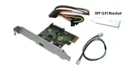 USB 3.1 Type Cx1 PCIe x1 Card Kit Expansion for Servers Desktop Workstation