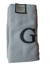 Monogrammed Turkish Towel By Turkish Indulgence 100% Cotton LETTER G.