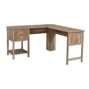 Maestro Furniture Axel L-Shaped Corner Computer Study Home Office Desk - Rustic