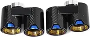 Compatible For BMW 3 Series G20 G21 TailTip 330i 330e 330d 320i 320d Muffler Exhaust Modification Carbon Fiber Nozzle Exhaust Header(Carbon Fiber B)