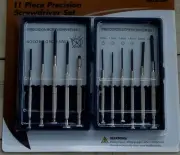 Nice NEW IN PACKAGE 11 Piece Precision Screwdriver Set, NEW NEVER OPENED