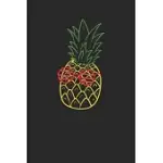 NOTEBOOK: PINEAPPLE 6X9 DOT GRID 120 PAGES