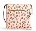 COACH MINI ROWAN FILE BAG CROSSBODY HANDBAG PURSE ROSE PRINT NWT $250