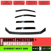 Bonnet Protector + Window Visors Weather shields to suit Ford EVEREST NEXT GEN