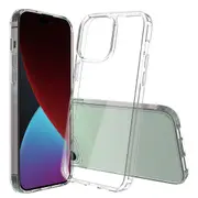 ZUSLAB iPhone 14 Pro Case, Slim Hybrid Shockproof Translucent Protective Cover for Apple (2022) - Clear