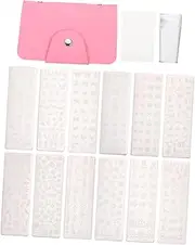 HONITANO 1 Set Delicate Nail Manicure Templates Set Practical Nail Art Stamping Plates Easy to Use for Beginners and Professionals Patterns