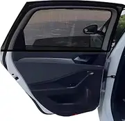 2 Pack car Window Shade,car Sunshade for Baby,car Side Sunshade Cover,Breathable mesh Window Screen for car,Sun Shade Blocking Mosquito net