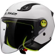 OF622 Funny II Solid White Childrens Jet Helmet