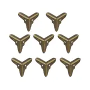 Metal Box Corner Protectors Edge Protector 20x20x20mm Bronze Tone 8pcs