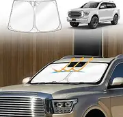 X-Car Windscreen Sun Shade for GWM Tank 500 Tank500 2024-2025 Blocks UV Rays Foldable Custom Wind Screen Sun Visor Protector