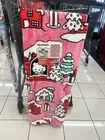 Hello Kitty Christmas Pink Gingerbread House Plush Throw Blanket 50 x 70 In