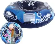 Snow Tubes for Sledding | Heavy Duty Snow Tube Inflatable Sled with 2 Handles | Tear-Resistant Kids Snow Sled Sledding Tube for Outdoor Playing