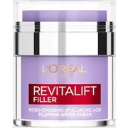 L'Oreal Revitalift Filler Plumping Water-Cream Hyaluronic Acid, Clear