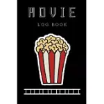 MOVIE LOG BOOK: STYLISH JOURNAL COVER WITH 100 PAGES TO REVIEW MOVIES - A PERFECT GIFT BOOK FOR MOVIE LOVERS: EAT SLEEP WATCH MOVIE RE