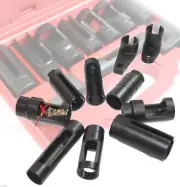 10pc Set Oxygen Sensor Socket & Diesel Injection Offset Ratchet Oil Pressure