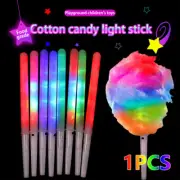 Glowing Floss Luminescent LED Flashing Marshmallow Light Sticks Sugar Free xiZhL