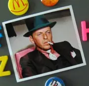 Frank Sinatra Gangster Movie Fridge Magnet Robin and The 7 Hoods 1960's Film
