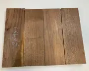 Pack of 4, Black Walnut Lumber Board Cutting Board Blanks 12" x 4" x 15/16"