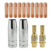 14pcs MIG Welder Nozzle Set for MB15AK Welding Machine Replacement Parts