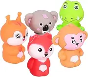 5pcs Animal Figurine Puppets Finger Animals Finger Puppet Hand Finger Puppet Figures Finger Parent- Storytelling Puppet