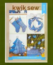 Christmas Decorations Sewing Pattern_ Stockings, Ornaments, Tree_ Kwik Sew 4385