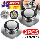 2Pcs Replacement Kitchen Cookware Pot Saucepan Pan Lid Hand Grip Knob Handle NEW