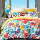Tropicana Sunshine Double bed Quilt Cover Set by Logan & Mason