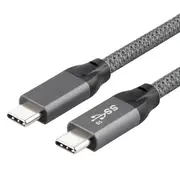 Type-C USB 3.1 Gen 2 Cable (3Ft/1M) 20 Gbps 5A 100W Power Delivery PD Fast Charging with E-Marker