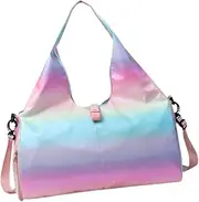 Frediuo Yoga Mat Shoulder Bag Handbag with Pockets with Detachable Strap Fitness Tote Bag Gym Crossbody Bag for Sports Shopping Women