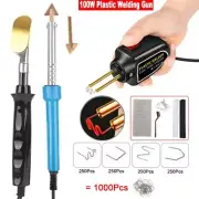 Mini Heat Soldering Iron Plastic Welding Machine Bumper Stapler Tools Kit 100W