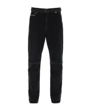 Zipper jeans 4 Black