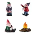 Drunk Elves Dwarf Figurines Micro Landscape Fairy Garden Miniature Gnomes