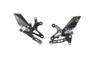 LIGHTECH Floorboards Rear Set Adjustable Fixed Kawasaki ZX6R 636 2019-2020-2021