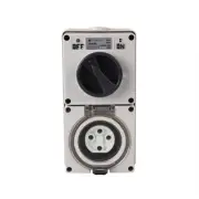 Combination Switched socket 4Pin IP66 500V 20A