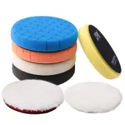 Buffing Polishing Pads, 7Pc 6.5 Inch Face for 6Inch 150mm Backing Plate Compo...