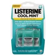 Listerine Cool Mint Pocketpaks Breath Strips Kills Bad Breath 72 Count 6 Pack