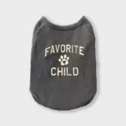 Grayson Pup "Favorite Child" Dog Pullover Sweatshirt (Size XS) Gray ~ NEW SEALED