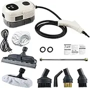 Generic 2500W High Pressure Steam Cleaner, 1.1L Tank, Handheld, 3.0BAR Steam, Ergonomic Design, Sealed Hard Floors, Kitchen Surfaces, Bathrooms, Windows
