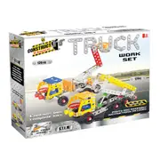 120pc Construct IT DIY Truck Work Set Toy w/ Tools Play STEM Build Kit Kids 8y+