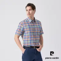 在飛比找momo購物網優惠-【pierre cardin 皮爾卡登】商務休閒 男款 格紋