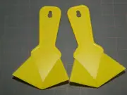 2 Pack Plastic TROWEL Inside Corner Drywall Tile Backer Caulk Disposable Tool