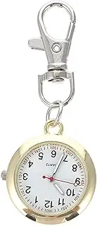 [VALICLUD] 1pc Nurse Watch Watches Customer Watch Decorative Pocket Watch Keychain Pocket Watch Hanging Stand Fob Watch Paramedic Rhinestone Belt Mirror Material: Mirror Golden