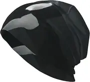 [ZaKhs] Sea Underwater Whale Print Beanie Hat Winter Warm Knit Hat Soft Skull Cap for Women Men Black, Black, One Size