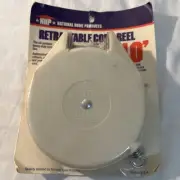 40 FOOT heavy duty clothes line NHP Retractable Clothes Cord Reel NOS