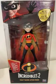 Think Way Toys Disney's Incredibles 2 Violet Talking Action Figure NIB Pixar